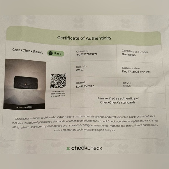 Louis Vuitton Navy Monogram Empreinte Long Wallet | Box + Chain - Picture 8 of 8